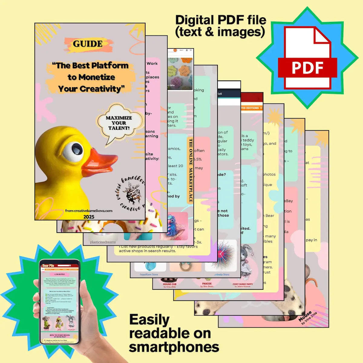 Preview of full PDF guide bundle – The Best Platform to Monetize Your Creativity