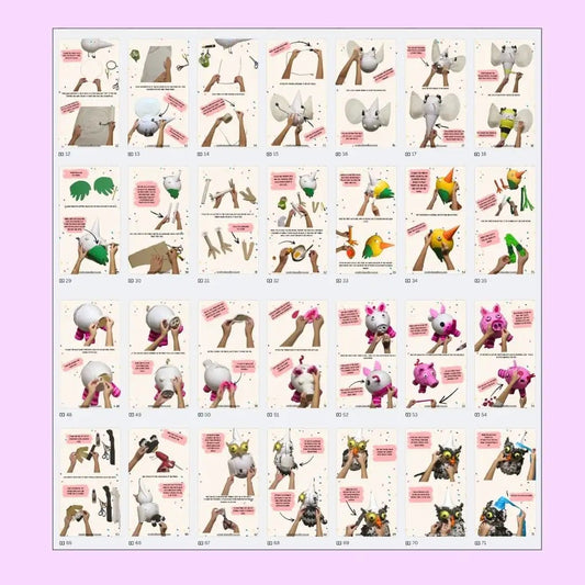 Complete step-by-step overview of the Easy Piñata Set – 4 papier-mâché projects tutorial