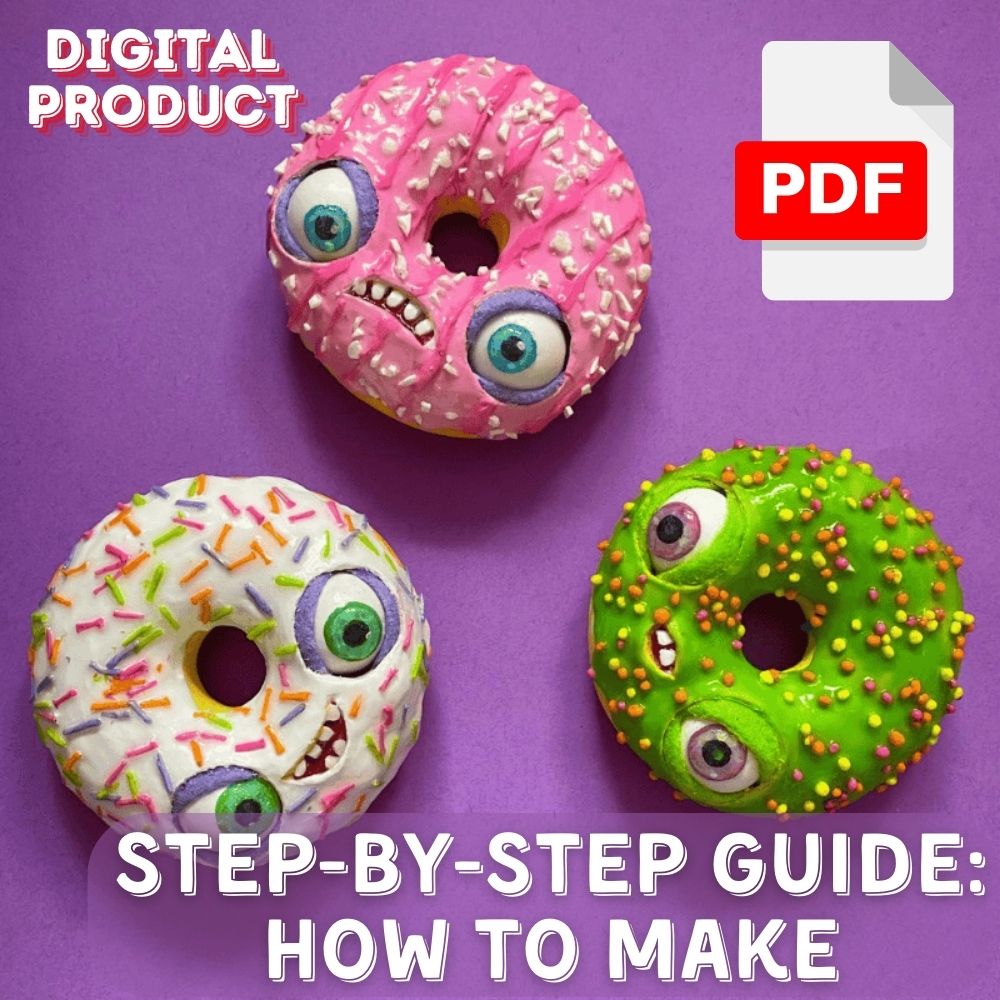 The Complete Step-by-Step DIY Guide: "Create Funny Papier-Mâché Donuts with Expressive Faces"