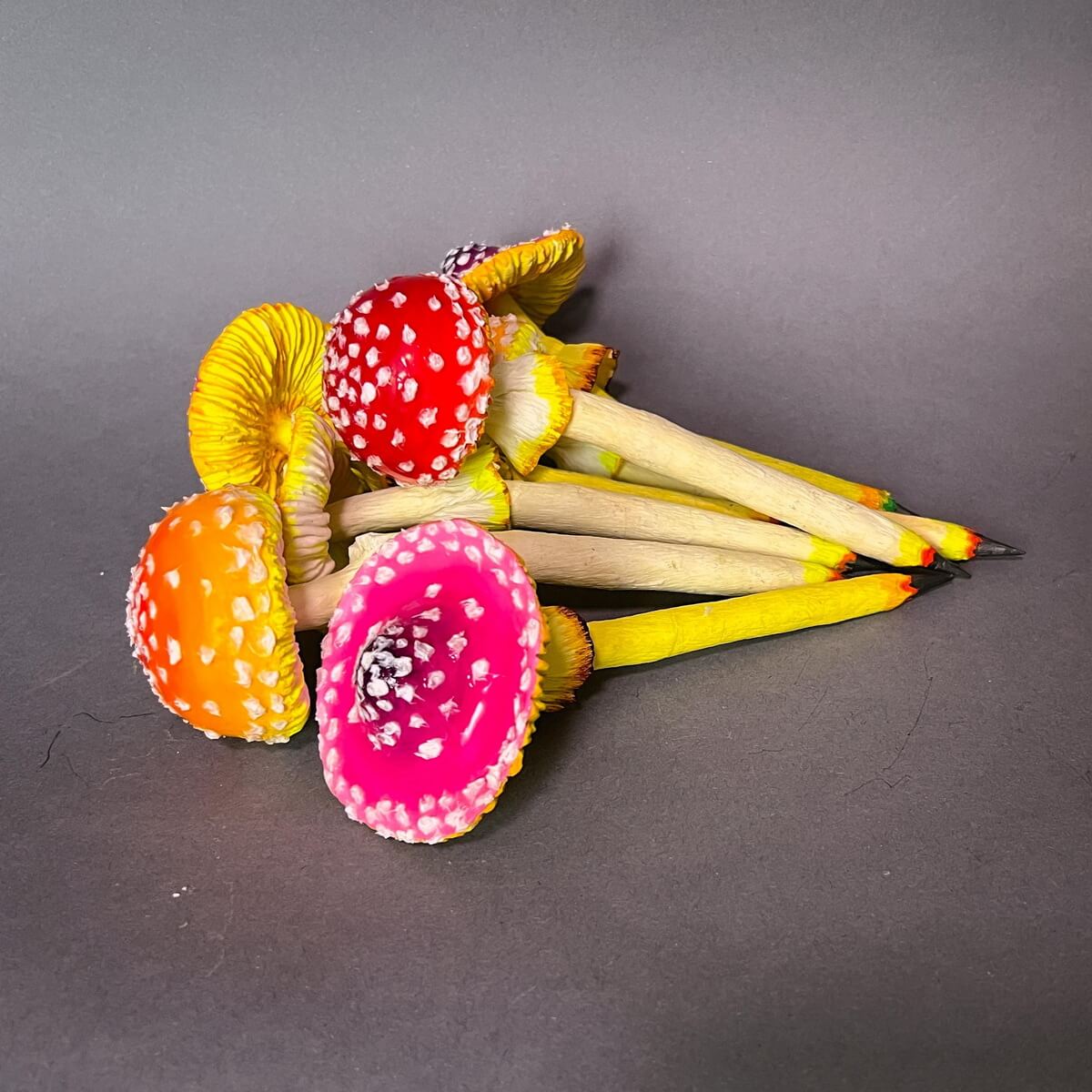 Mushroom Amanita Pencil (different color, shape and set)