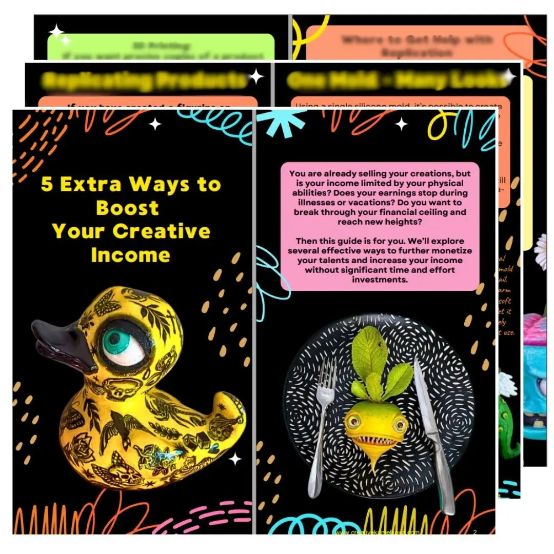 Preview of bonus guide – 5 Extra Ways to Boost Your Creative Income