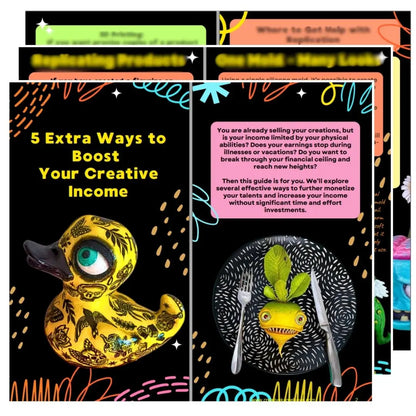 Preview of bonus guide – 5 Extra Ways to Boost Your Creative Income