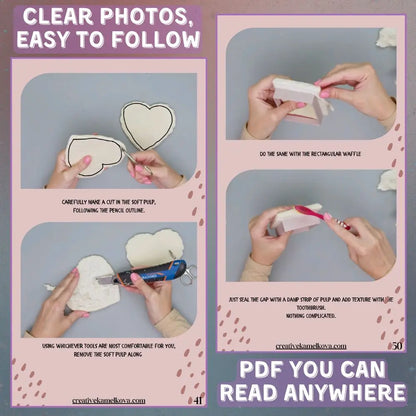 Clear photos and easy-to-follow papier-mâché instructions – digital DIY PDF guide