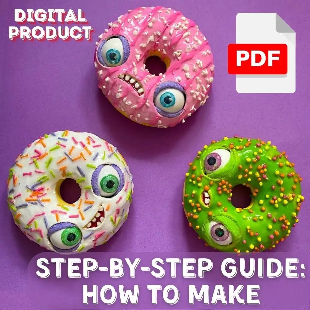 Cover image for donut step-by-step PDF guide – digital product